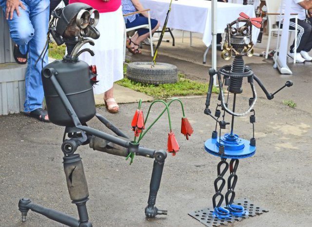 Фестиваль роботов в рамках автопробега ДАФ